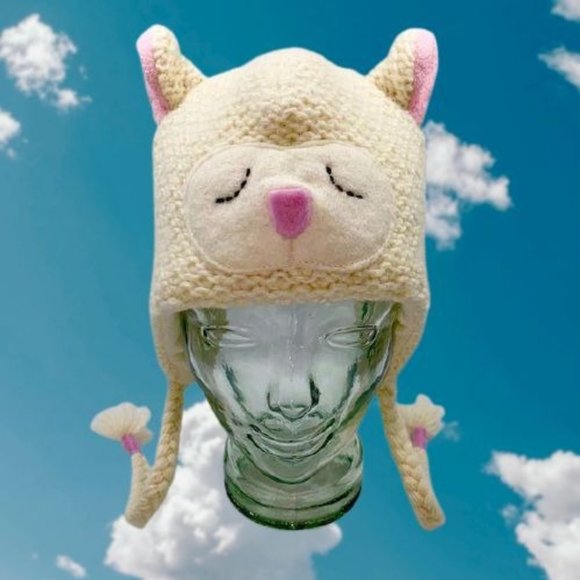 deLuX Handmade Wool Lamb Trapper Hat - Picture 1 of 9